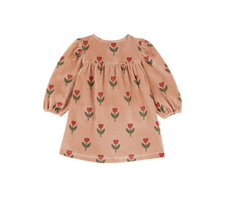 Robe velours imprimé bébé - soliflore - Emile et Ida