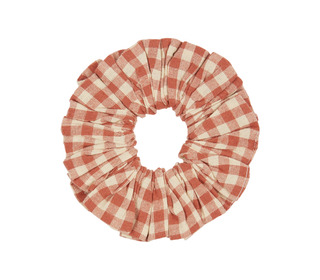 Chouchou simple - vichy acajou - Emile et Ida