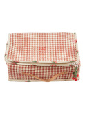 Valise - vichy acajou