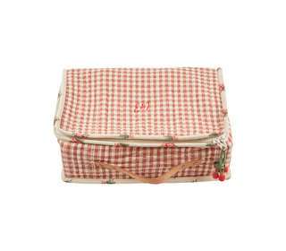 Valise - vichy acajou - Emile et Ida