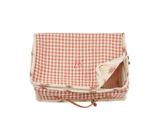 Valise - vichy acajou - Emile et Ida
