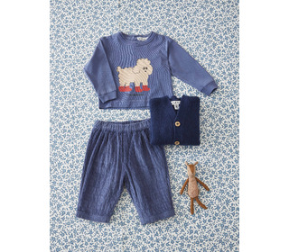 T-shirt poodle - ocean - Emile et Ida