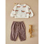 Sweatshirt imprimé allover - renard ecru - Emile et Ida