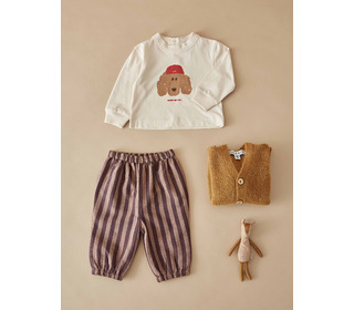 T-shirt chien - farine - Emile et Ida