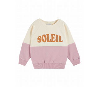 Sweat bicolore soleil - lilas - Emile et Ida