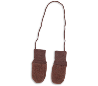 Baby mittens - cinnamon - Engel Natur Baby mittens - cinnamon - Engel Natur