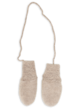 Baby mittens - sand mélange