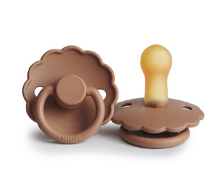 Daisy - fopspeen latex - peach bronze - FRIGG