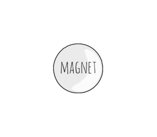 magneet 32mm - Paper and June
