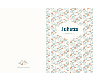 druif blauw - Paper and June