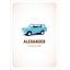trabant blauw - Paper and June