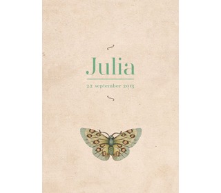 vlinder perzik - Paper and June