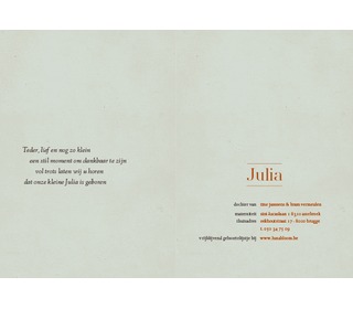 vlinder grijsblauw - Paper and June