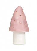 Lamp paddenstoel klein - oud roos