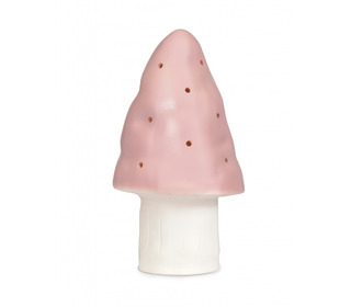Lamp paddenstoel klein - oud roos - Heico