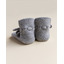 Booties - grey melange - Hvid