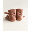 Booties - terracotta - Hvid