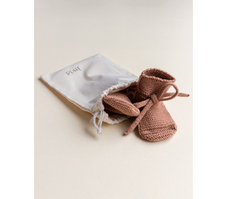 Booties - terracotta - Hvid