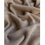 Blanket Felix- sand - Hvid