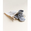 Booties - grey melange - Hvid