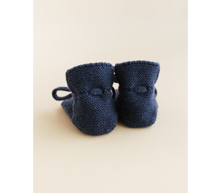 Booties - blue - Hvid