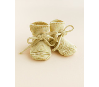 Booties - light yellow - Hvid