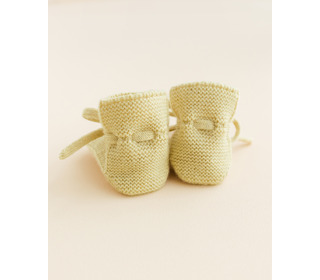 Booties - light yellow - Hvid