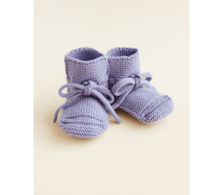 Booties - lilac - Hvid