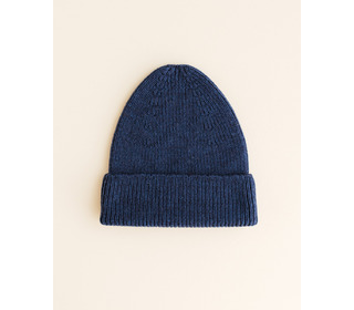 Beanie Fonzie - blue - Hvid