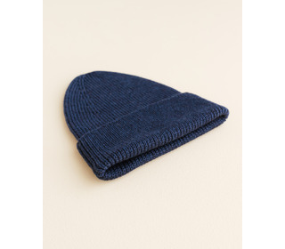 Beanie Fonzie - blue - Hvid