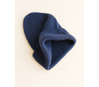 Beanie Fonzie - blue - Hvid