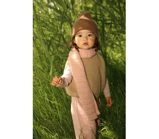 Vest Harvey Baby - sand - Hvid