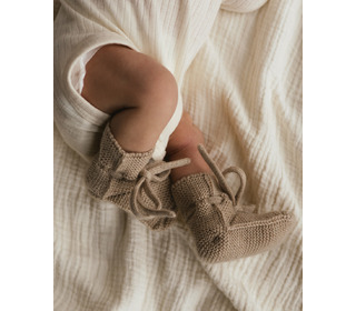 Booties - sand - Hvid