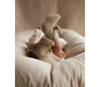 Booties - sand - Hvid