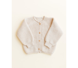 Cardigan Inga - cream - Hvid