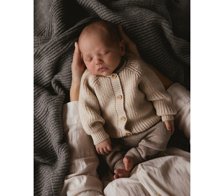 Cardigan Inga - cream - Hvid
