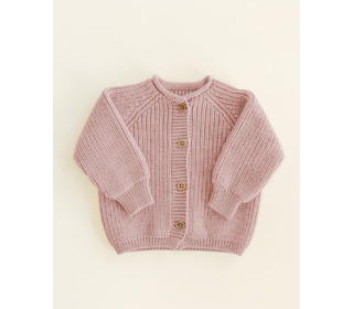 Cardigan Inga - powder - Hvid