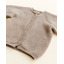 Cardigan Inga - sand - Hvid