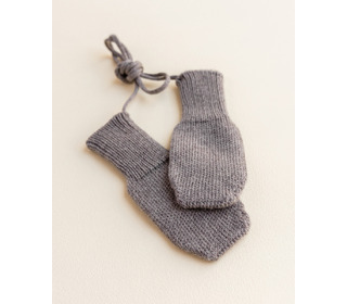 Mittens - otter - Hvid