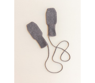 Mittens - otter - Hvid