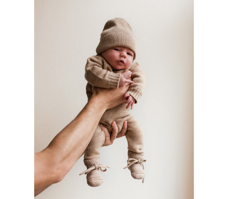 Pants Guido - sand - Hvid