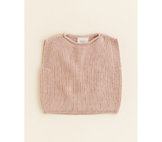 Vest Harvey Baby - apricot - Hvid