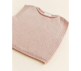 Vest Harvey Baby - apricot - Hvid