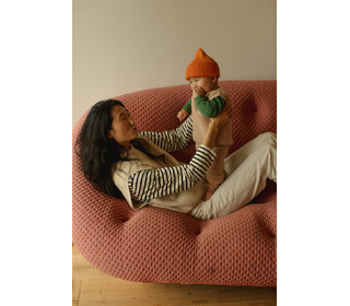 Vest Harvey Baby - apricot - Hvid