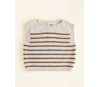 Vest Harvey Baby - cream/mocha - Hvid