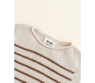 Vest Harvey Baby - cream/mocha - Hvid