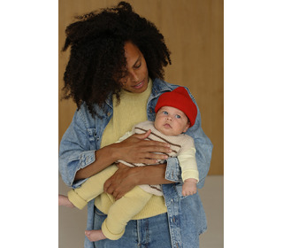 Vest Harvey Baby - cream/mocha - Hvid