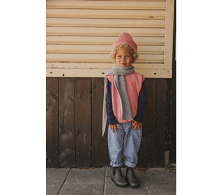 Vest Harvey Kids - bubblegum - Hvid