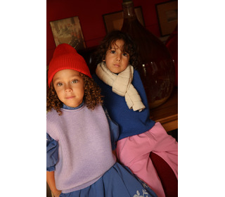 Vest Harvey Kids - cobalt - Hvid