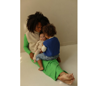 Vest Harvey Kids - cobalt - Hvid